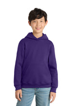 Load image into Gallery viewer, Port & Co ® Youth Core Fleece Pullover Hooded Sweatshirt PC78YH