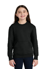 Load image into Gallery viewer, Port & Co ® Youth Core Fleece Crewneck Pocket Sweatshirt PC78YPKT