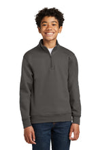 Load image into Gallery viewer, Port & Co ™ Youth Core Fleece 1/4-Zip Pullover Sweatshirt PC78YQ