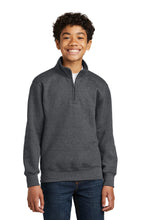 Load image into Gallery viewer, Port & Co ™ Youth Core Fleece 1/4-Zip Pullover Sweatshirt PC78YQ