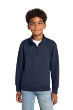 Load image into Gallery viewer, Port & Co ® Youth Core Fleece 1/4-Zip Pullover Sweatshirt PC78YQ