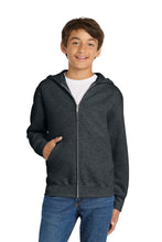 Load image into Gallery viewer, Port & Co ® Youth Core Fleece Full-Zip Hooded Sweatshirt PC78YZH