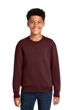 Load image into Gallery viewer, Port & Co ® Youth Core Fleece Crewneck Sweatshirt PC78Y