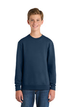 Load image into Gallery viewer, Port & Co ™ Youth Core Fleece Crewneck Sweatshirt PC78Y