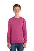 Load image into Gallery viewer, Port & Co ™ Youth Core Fleece Crewneck Sweatshirt PC78Y