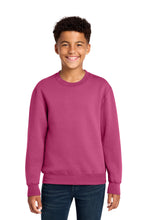 Load image into Gallery viewer, Port & Co ® Youth Core Fleece Crewneck Sweatshirt PC78Y