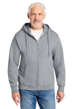 Load image into Gallery viewer, Port & Co ™ Core Fleece Full-Zip Hooded Sweatshirt. PC78ZH