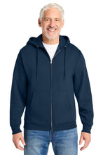 Load image into Gallery viewer, Port & Co ™ Core Fleece Full-Zip Hooded Sweatshirt. PC78ZH