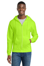 Load image into Gallery viewer, Port & Co ™ Core Fleece Full-Zip Hooded Sweatshirt. PC78ZH