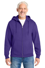 Load image into Gallery viewer, Port & Co ™ Core Fleece Full-Zip Hooded Sweatshirt. PC78ZH