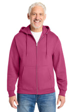 Load image into Gallery viewer, Port & Co ™ Core Fleece Full-Zip Hooded Sweatshirt. PC78ZH
