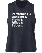 Load image into Gallery viewer, Performing & Color Guard Crop Tank
