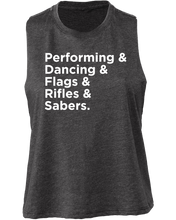 Load image into Gallery viewer, Performing & Color Guard Crop Tank