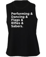Load image into Gallery viewer, Performing & Color Guard Crop Tank