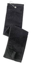 Load image into Gallery viewer, Port Authority ® Grommeted Tri-Fold Golf Towel. TW50