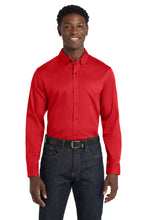 Load image into Gallery viewer, Port Authority ® Long Sleeve SuperPro React ™ Twill Shirt. W808