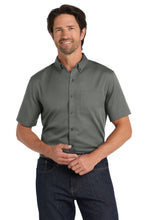 Load image into Gallery viewer, Port Authority ® Short Sleeve SuperPro React ™ Twill Shirt. W809