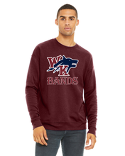 Load image into Gallery viewer, White Knoll Band Sponge Fleece Drop Shoulder Sweatshirt