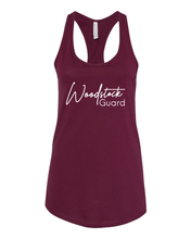 Load image into Gallery viewer, Woodstock Guard Ladies Jersey Racerback Tank