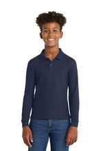 Load image into Gallery viewer, Port Authority ® Youth Long Sleeve Silk Touch™ Polo. Y500LS