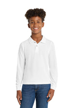 Load image into Gallery viewer, Port Authority ® Youth Long Sleeve Silk Touch™ Polo. Y500LS