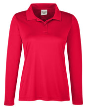 Load image into Gallery viewer, Ladies' Zone Performance Long Sleeve Polo