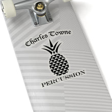 Load image into Gallery viewer, Charles Towne Percussion BLACK Kiss-Cut Stickers
