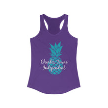 Load image into Gallery viewer, Charles Towne Independent Teal Women's Ideal Racerback Tank