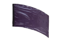 Load image into Gallery viewer, Solid Crystal Clear Lamé Curved Rectangular Flags