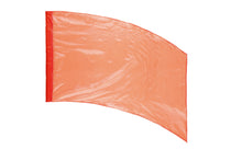 Load image into Gallery viewer, Solid Crystal Clear Lamé Curved Rectangular Flags