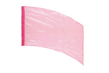 Load image into Gallery viewer, Solid Crystal Clear Lamé Curved Rectangular Flags