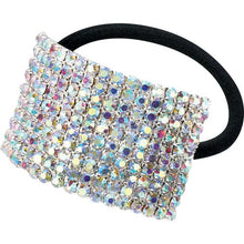 Load image into Gallery viewer, Large Crystal Cuff Ponytail Binder