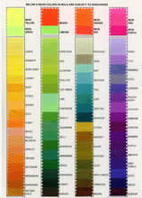 Load image into Gallery viewer, Poly China Silk Color Card