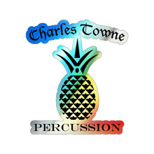 Load image into Gallery viewer, Charles Towne Percussion HOLOGRAPHIC Kiss-Cut Stickers