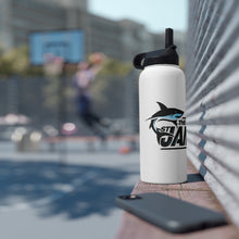 Load image into Gallery viewer, St. James Band Stainless Steel Water Bottle, Standard Lid