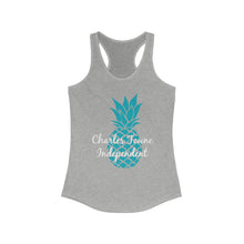 Load image into Gallery viewer, Charles Towne Independent Teal Women's Ideal Racerback Tank