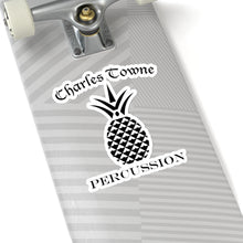 Load image into Gallery viewer, Charles Towne Percussion BLACK Kiss-Cut Stickers
