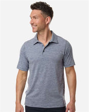 Load image into Gallery viewer, Men's Relay Heathered Stripe Polo
