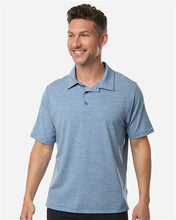 Load image into Gallery viewer, Men's Relay Heathered Stripe Polo
