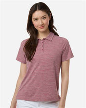 Load image into Gallery viewer, Women's Relay Heathered Stripe Polo
