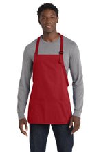 Load image into Gallery viewer, Port Authority ®  Medium-Length Apron with Pouch Pockets.  A510
