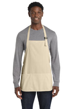 Load image into Gallery viewer, Port Authority ®  Medium-Length Apron with Pouch Pockets.  A510
