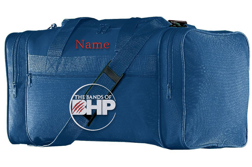 Belton Honea Path Duffle Bag w/ logo & name embroidery