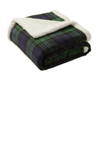 Load image into Gallery viewer, Port Authority  ®  Flannel Sherpa Blanket. BP43

