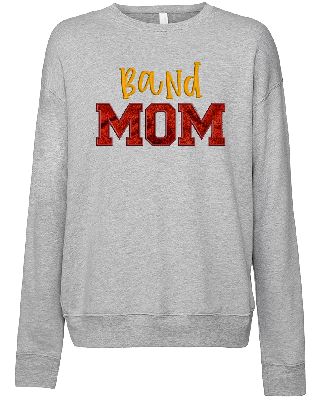 Customizable Band Mom Applique Sweatshirt