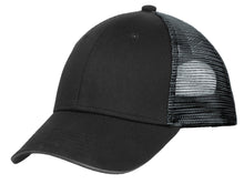 Load image into Gallery viewer, Port Authority ®  Double Mesh Snapback Sandwich Bill Cap. C818
