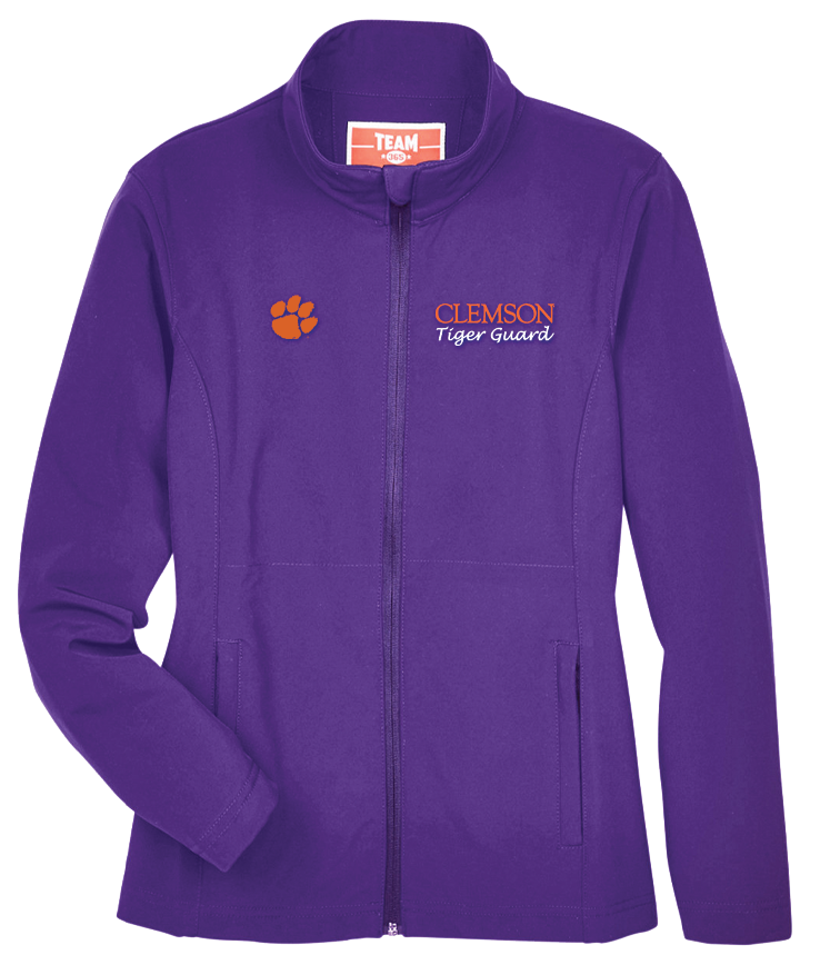 Clemson Tiger Guard Rhinestone Rhinestone Soft Shell Jacket – Hipp ...