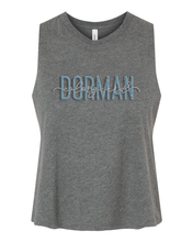 Load image into Gallery viewer, Dorman Guard Rhinestone Racer Back Crop Tank
