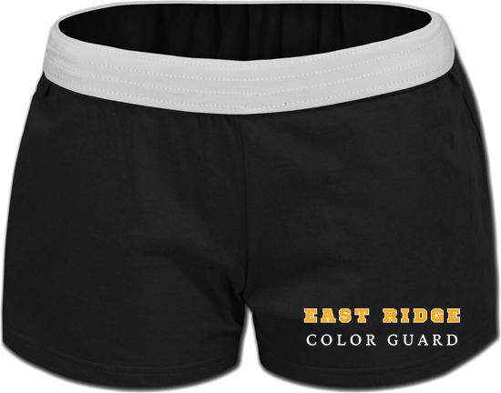 East Ridge Color Guard Logo Cheer Short
