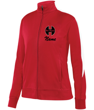 Load image into Gallery viewer, Hartsville Rhinestoned Color Guard Warm Up Jacket
